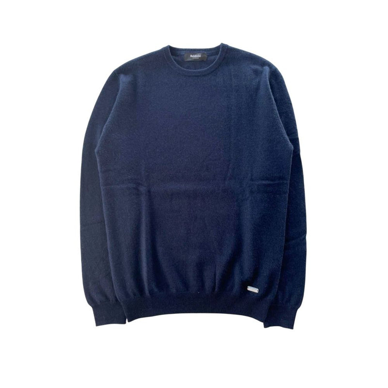 Baldinini Trend Blue Cashmere Sweater - Luxury Comfort