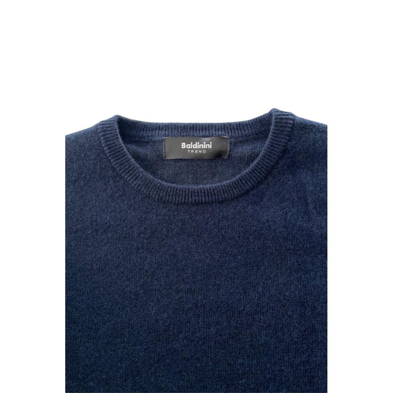 Baldinini Trend Blue Cashmere Sweater - Luxury Comfort