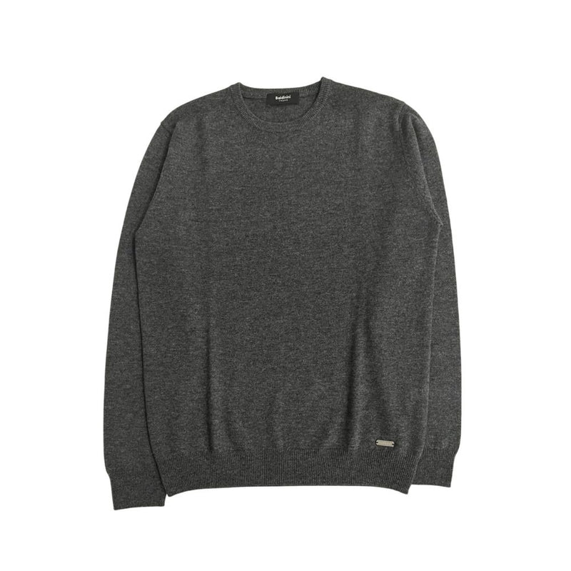 Baldinini Trend Gray Cashmere Sweater - Luxurious Comfort