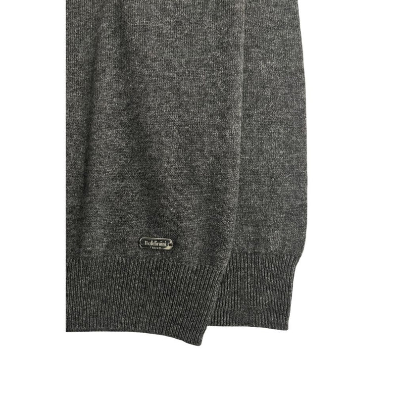 Baldinini Trend Gray Cashmere Sweater - Luxurious Comfort