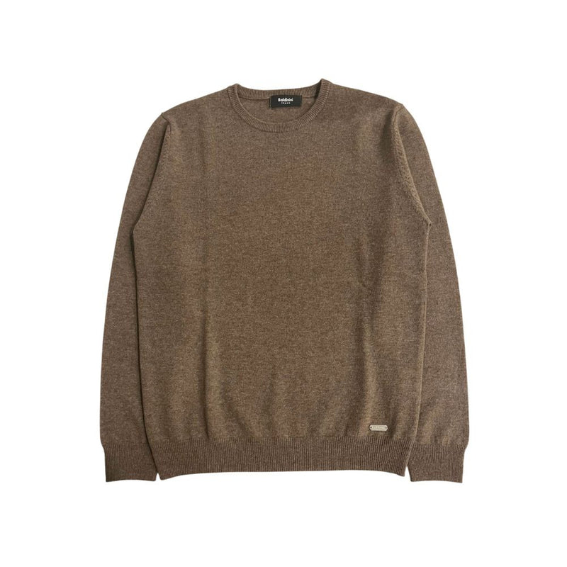 Baldinini Trend Brown Cashmere Sweater - Luxurious Comfort