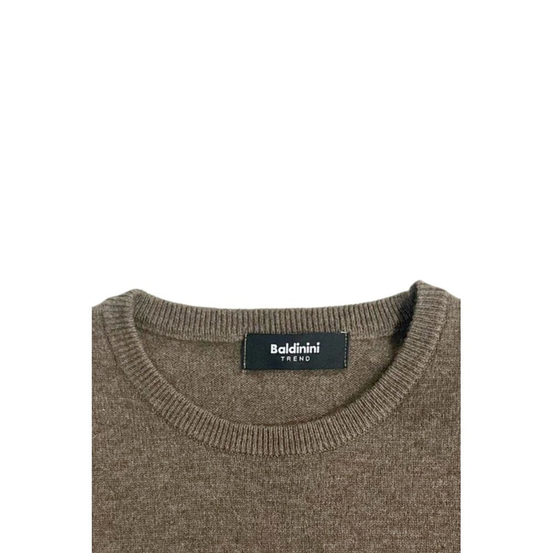 Baldinini Trend Brown Cashmere Sweater - Luxurious Comfort