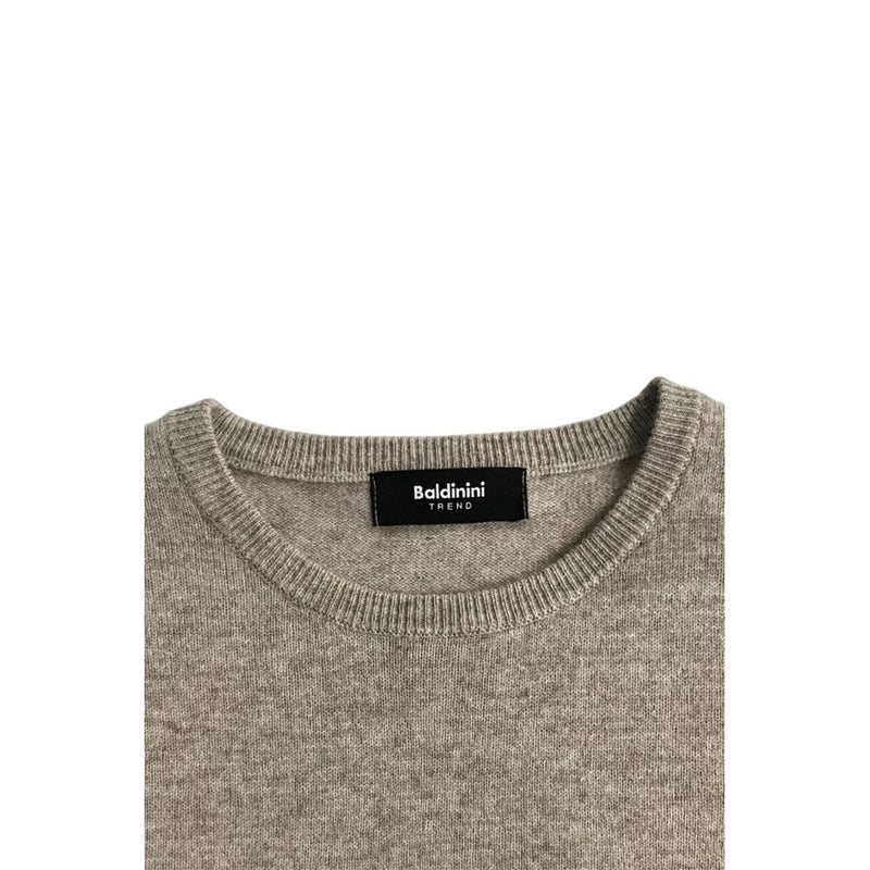 Baldinini Trend Beige Cashmere Sweater - Stylish Comfort