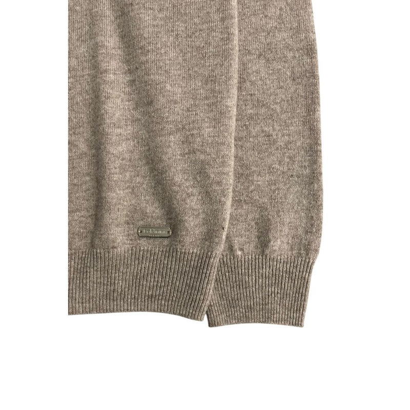Baldinini Trend Beige Cashmere Sweater - Stylish Comfort