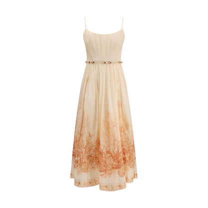 Robe longue multicolore en coton Zimmermann