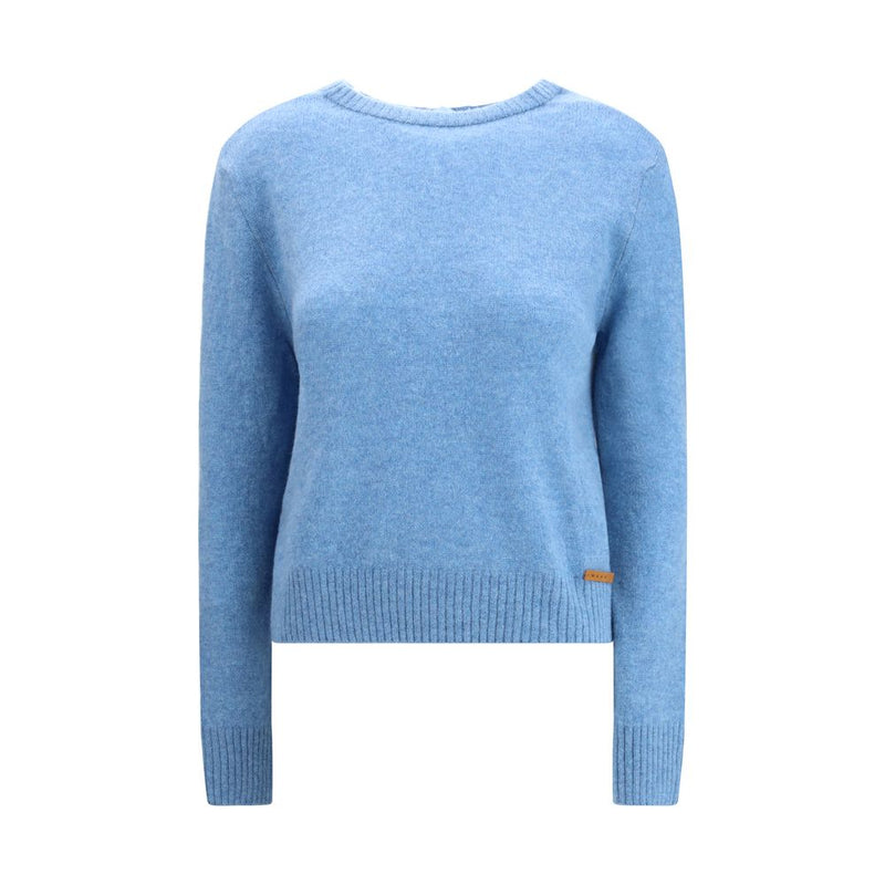 Marni Light Blue Cashmere Sweatshirt for Women - Elegant Comfort