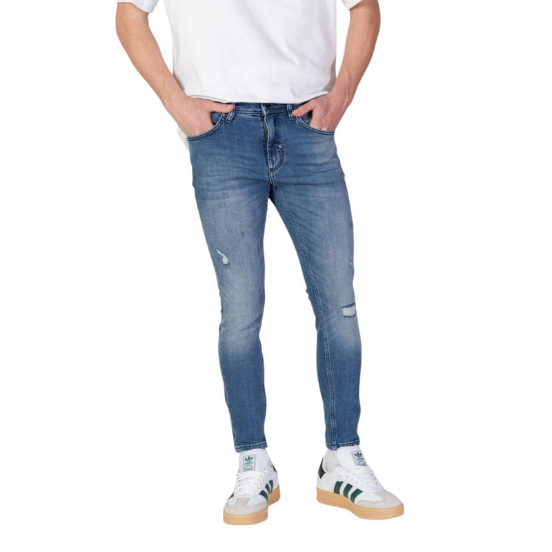 Antony Morato Jean Skinny Bleu en Coton KARL CROPPED FIT