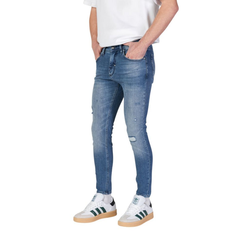 Antony Morato Jean Skinny Bleu en Coton KARL CROPPED FIT