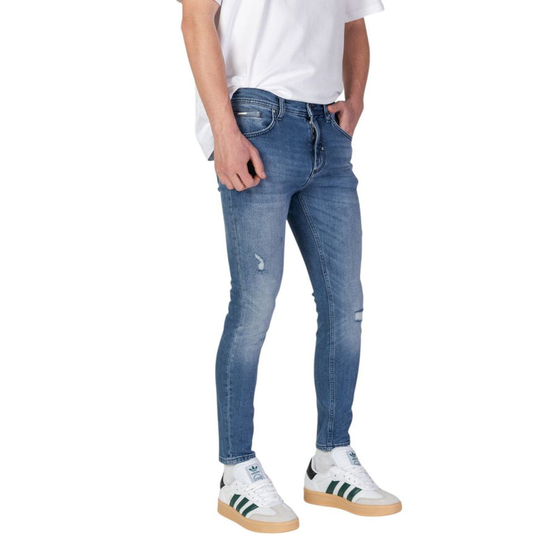 Antony Morato Jean Skinny Bleu en Coton KARL CROPPED FIT