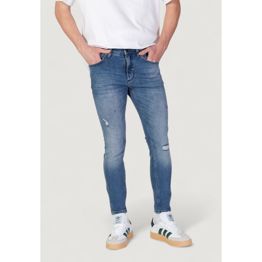 Antony Morato Jean Skinny Bleu en Coton KARL CROPPED FIT