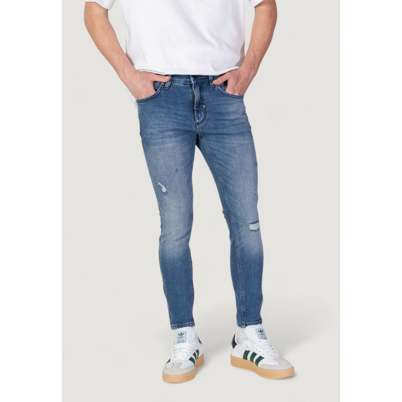 Antony Morato Jean Skinny Bleu en Coton KARL CROPPED FIT