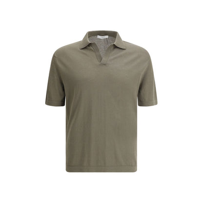 Cruna Green Cotton Polo Shirt