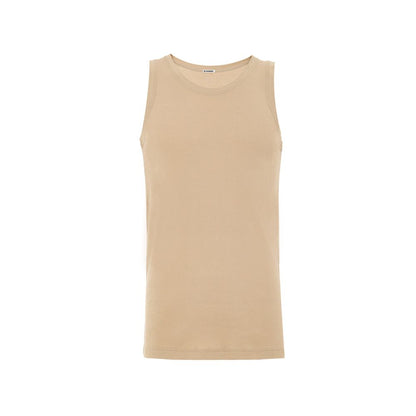 Veste sans manches en coton beige Jil Sander