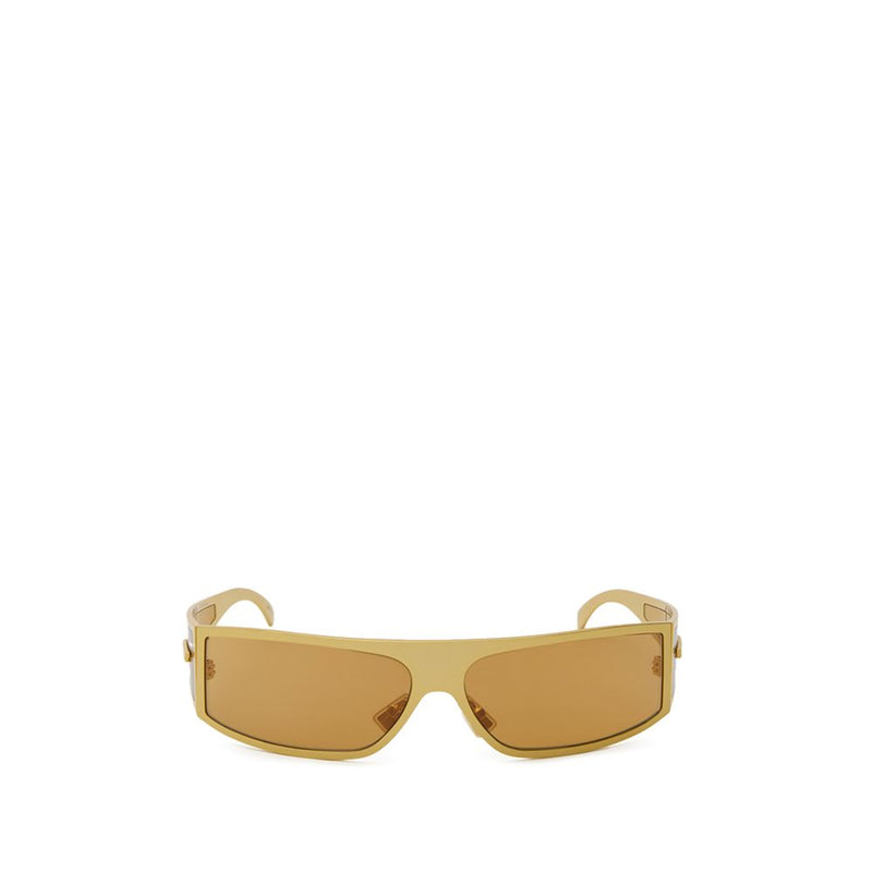 Lunettes de soleil Bottega Veneta en métal doré