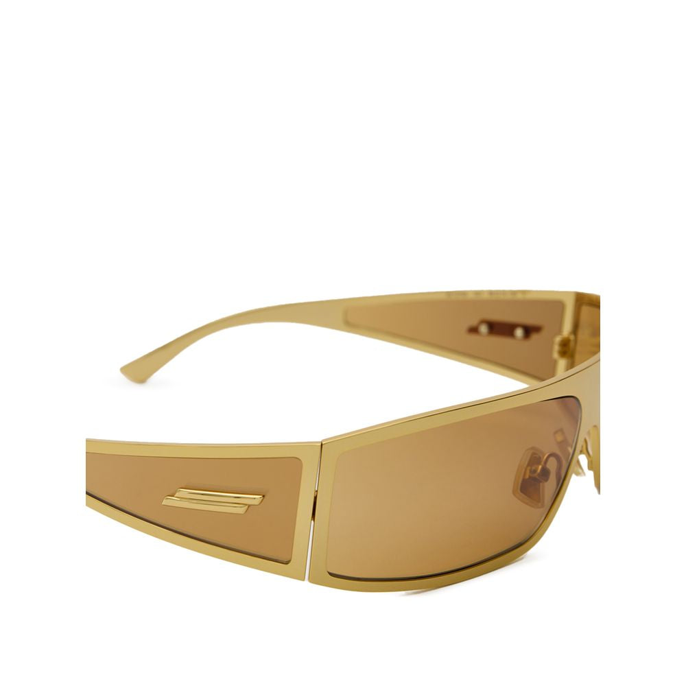 Lunettes de soleil Bottega Veneta en métal doré