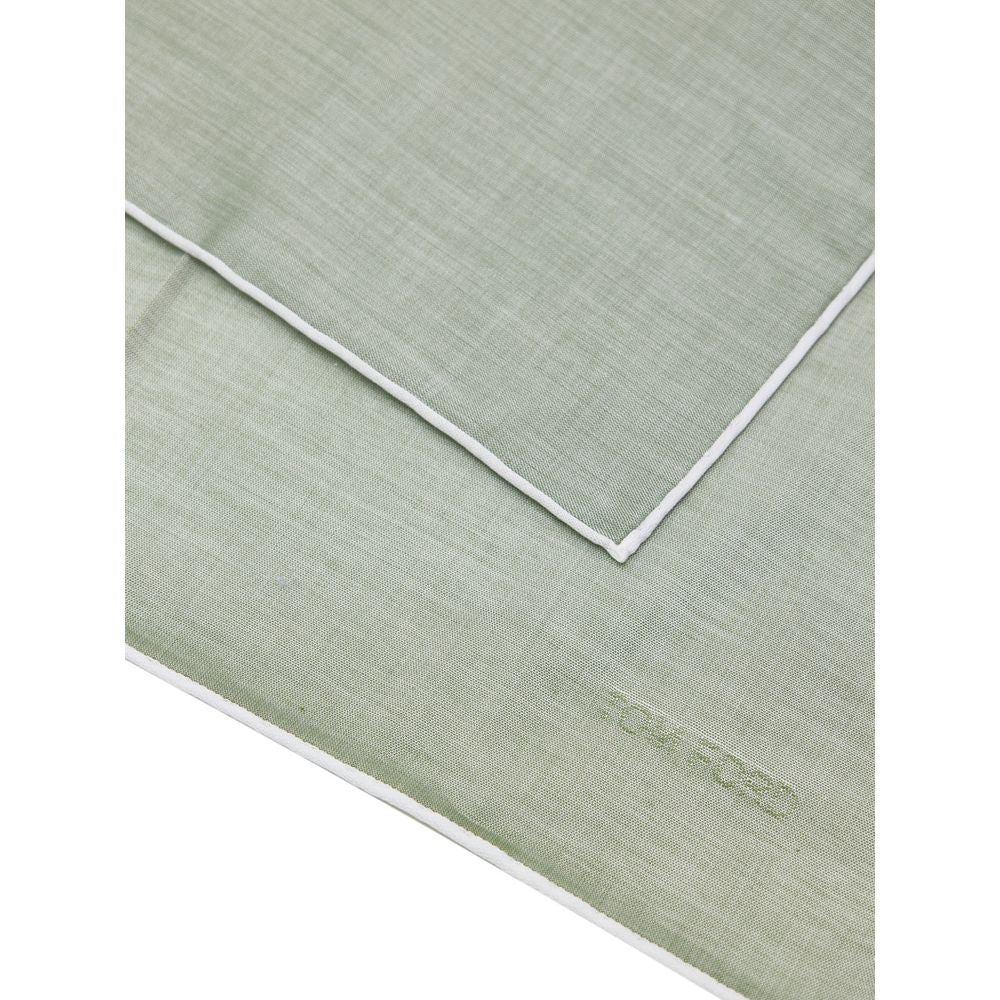 Pochette en coton vert Tom Ford