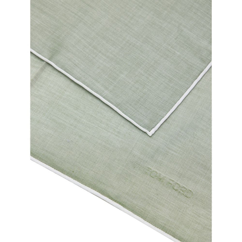 Pochette en coton vert Tom Ford