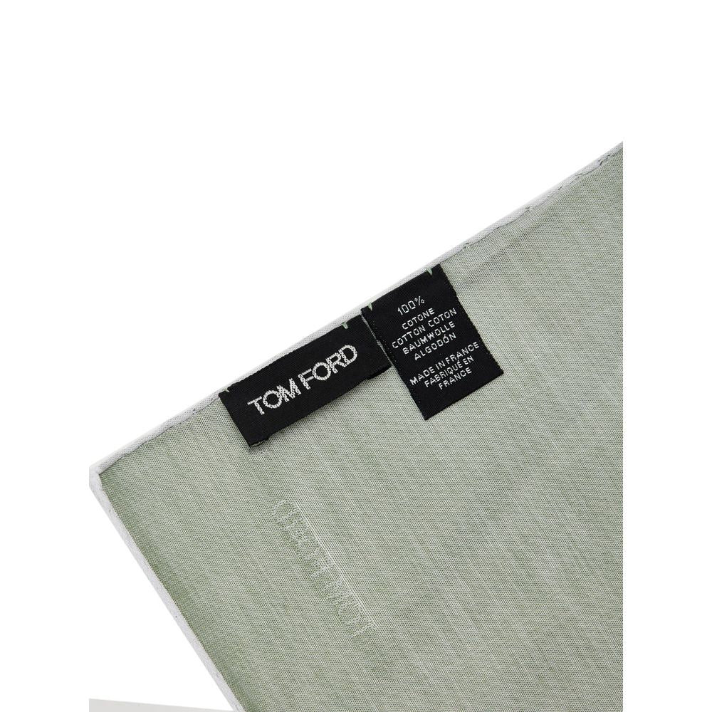Pochette en coton vert Tom Ford