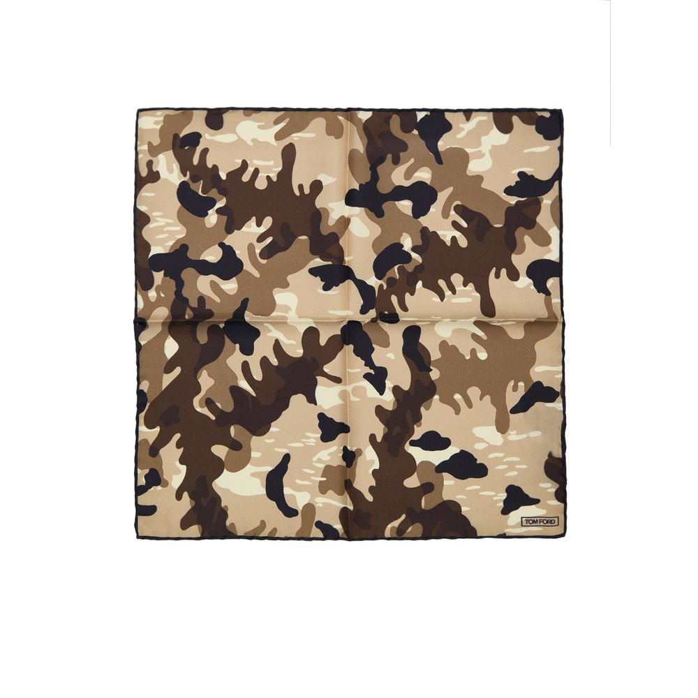 Pochette en soie beige Tom Ford