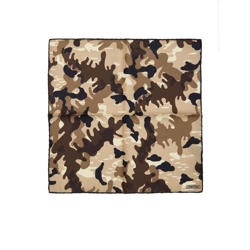 Pochette en soie beige Tom Ford