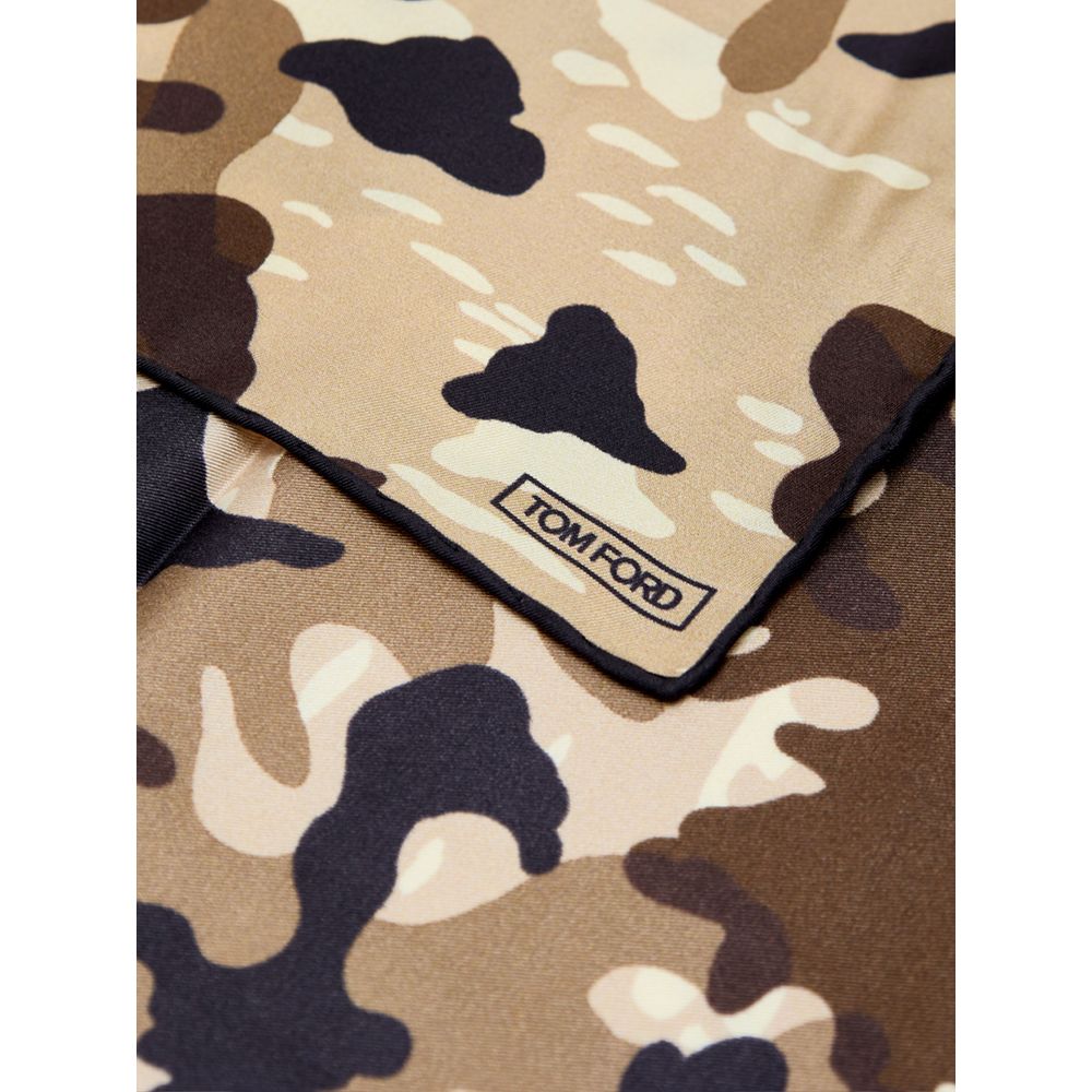Pochette en soie beige Tom Ford