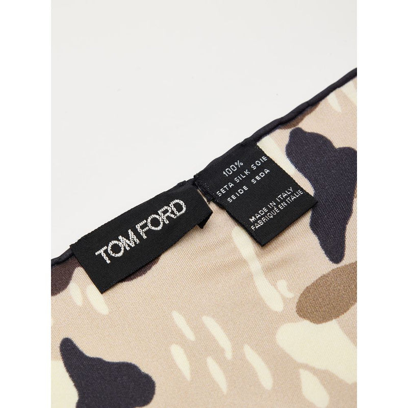 Pochette en soie beige Tom Ford