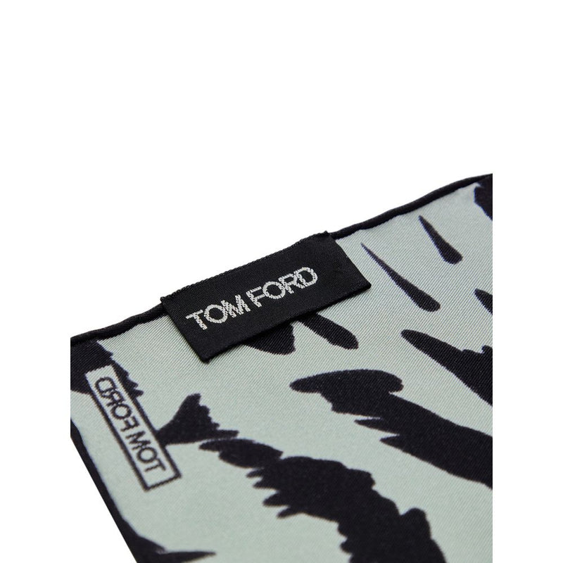 Pochette en soie grise Tom Ford