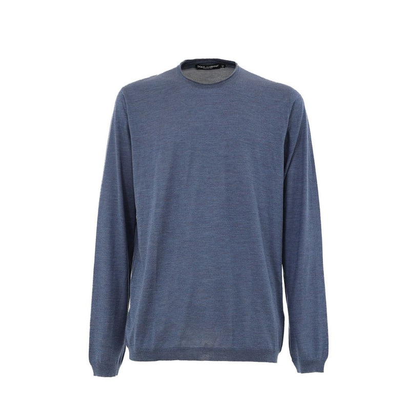 Sweat-shirt en soie bleue Dolce &amp; Gabbana