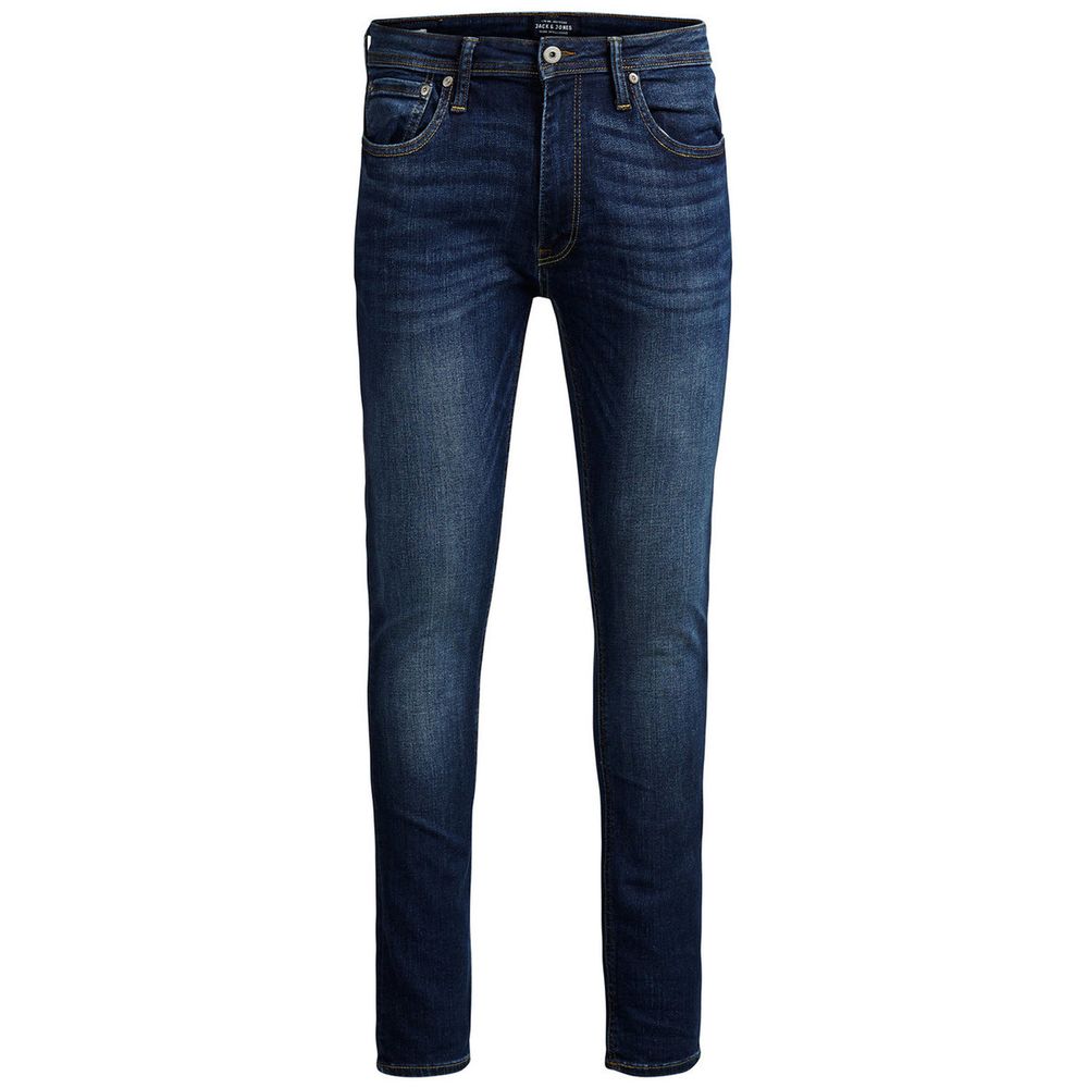 Jack & Jones Blue Cotton Skinny Jeans for Men