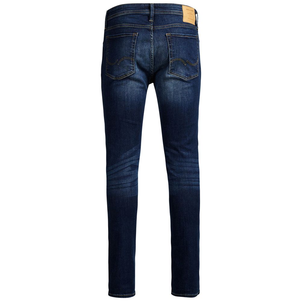 Jack & Jones Blue Cotton Skinny Jeans for Men