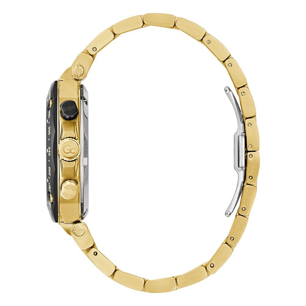 Montre sport GC en acier inoxydable doré