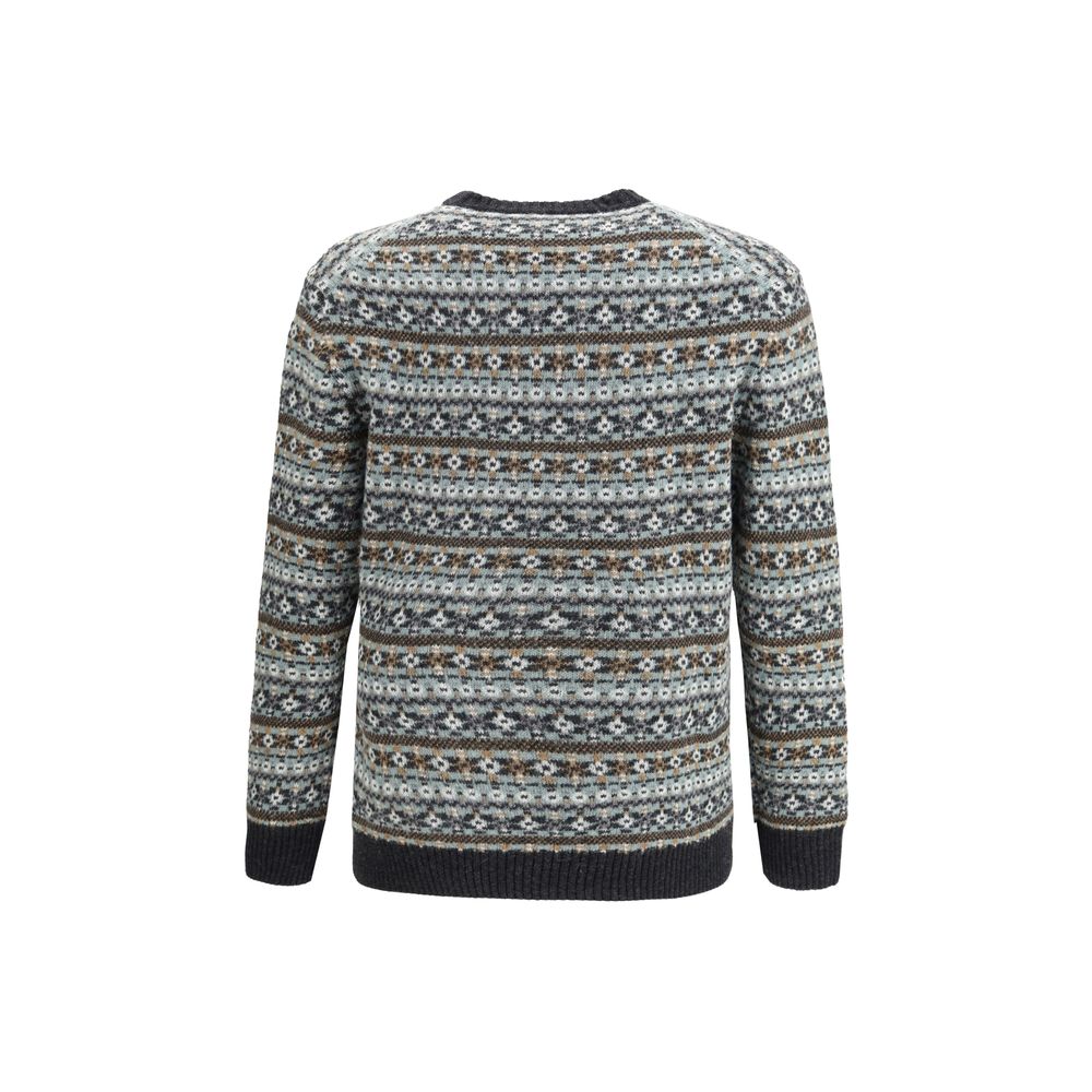 Sweat-shirt en laine multicolore Brooksfield
