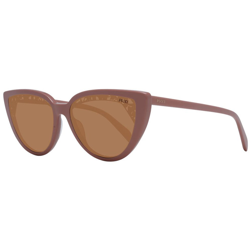 Lunettes de soleil en plastique rose Emilio Pucci - Style œil de chat