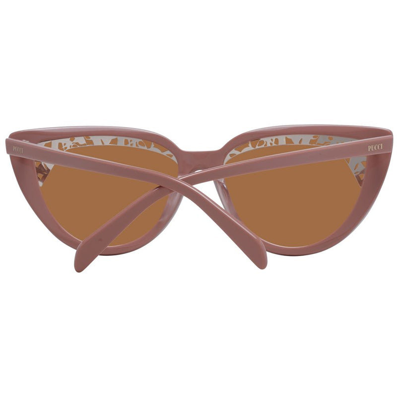 Lunettes de soleil en plastique rose Emilio Pucci - Style œil de chat