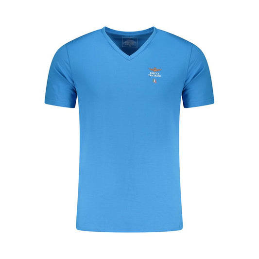 Aeronautica Militare T-Shirt en Coton Bleu pour Homme