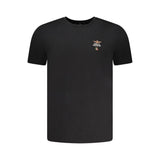 Aeronautica Militare T-shirt en Coton Noir pour Homme à Col Rond