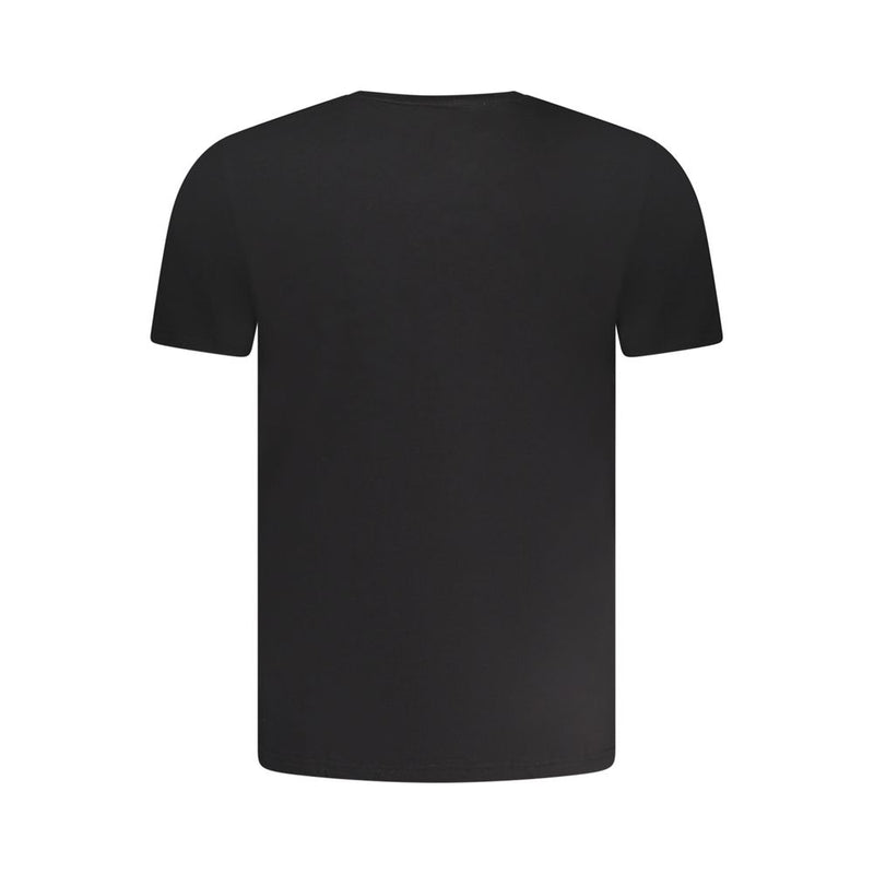 T-shirt en Coton Noir pour Hommes Aeronautica Militare