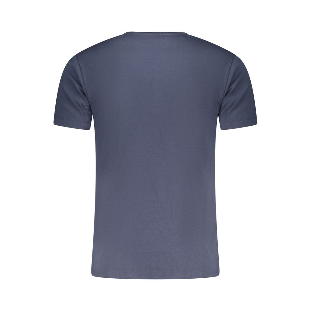 T-shirt en coton bleu pour homme Aeronautica Militare