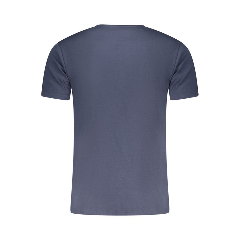 T-shirt en coton bleu pour homme Aeronautica Militare