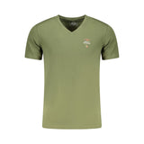 T-Shirt Vert en Coton pour Homme Aeronautica Militare