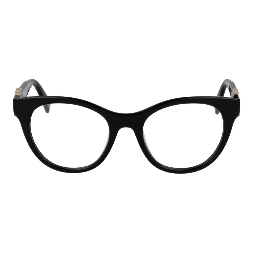 Tod's Black Acetate Glasses - Stylish Round Frames for Women