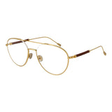 Lunettes Aviateur en Métal Doré Tod's