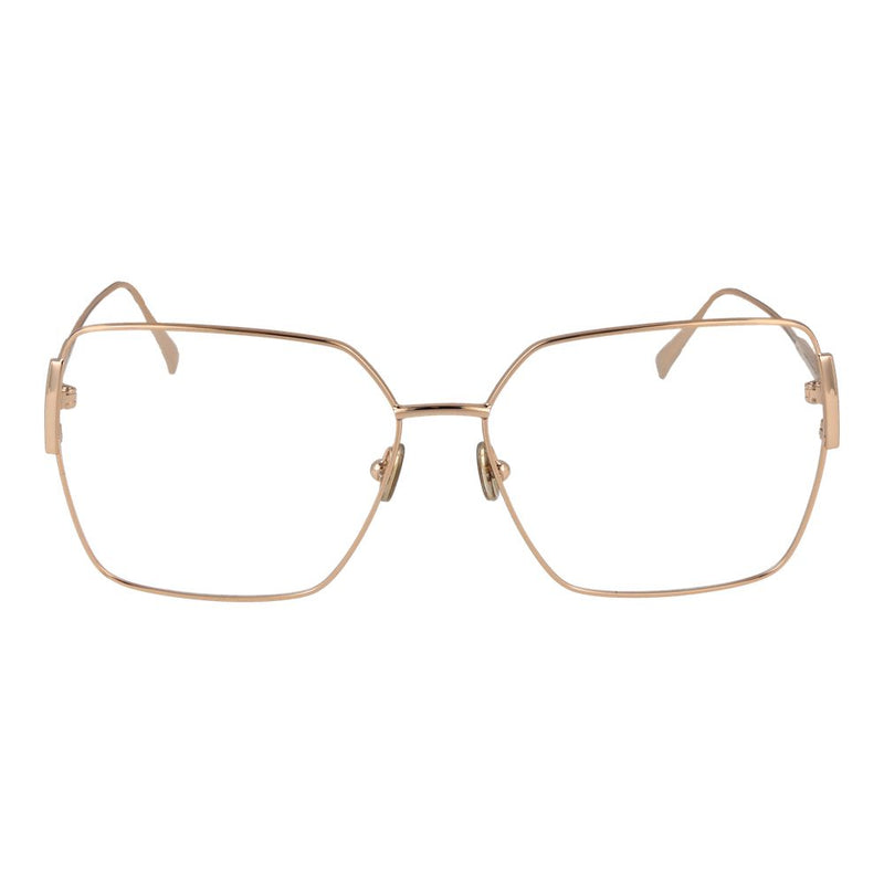 Tod's Gold Metal Glasses (Frames) - Sophisticated Square Design