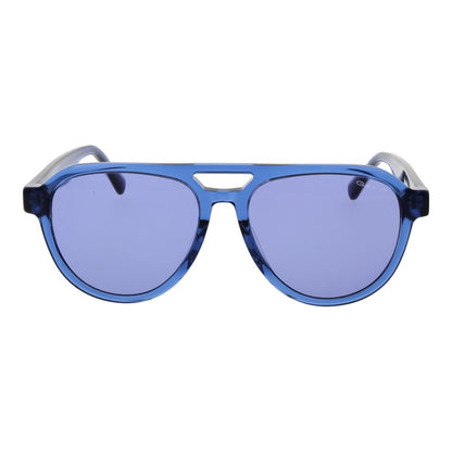 Lunettes de soleil Gant en acétate bleu