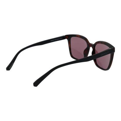 Lunettes de soleil Gant en acier inoxydable marron