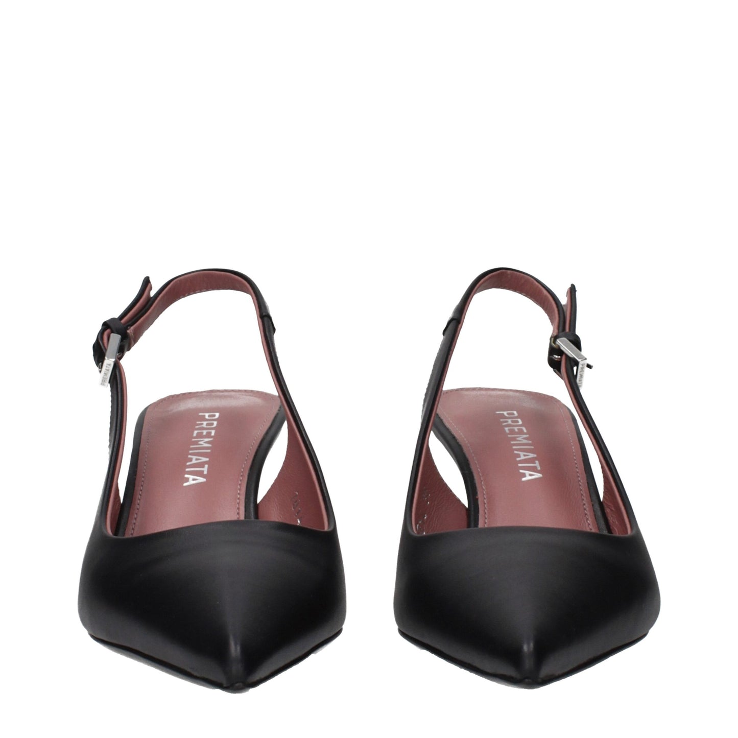 Escarpins à plateforme en cuir noir Premiata