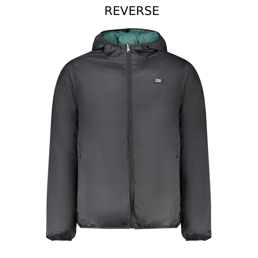 Veste et Manteau Noir en Polyester Norway 1963