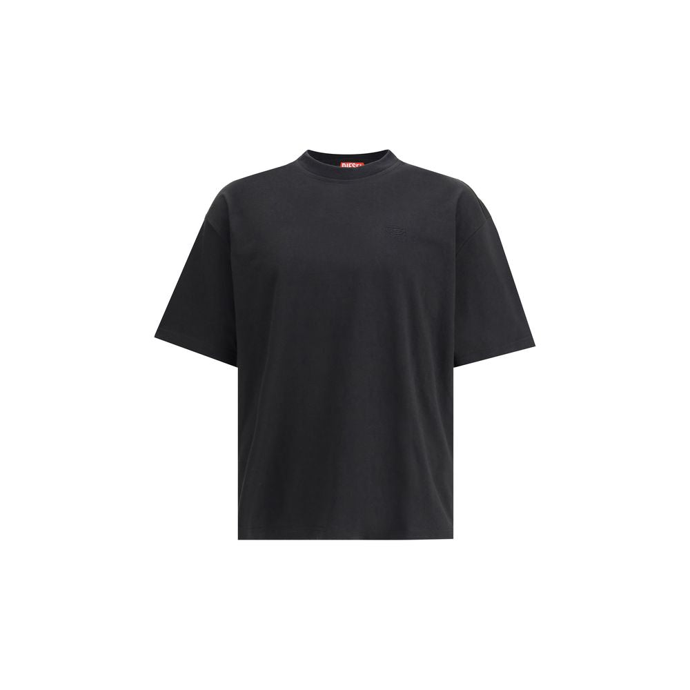 T-shirt en coton noir Diesel