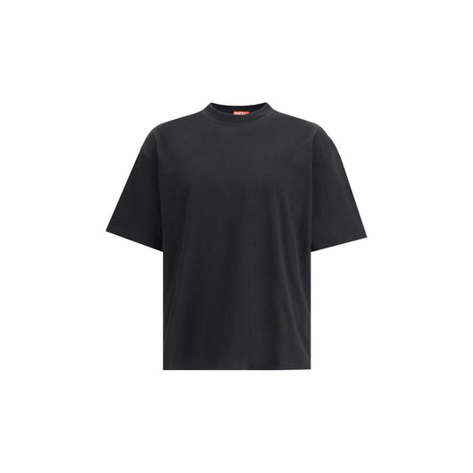 T-shirt en coton noir Diesel