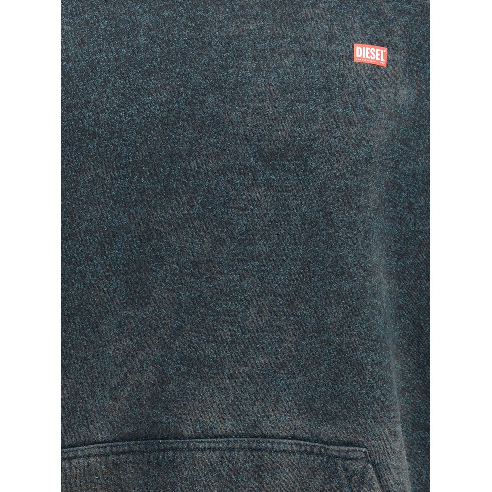 Sweat-shirt Diesel noir en polyester